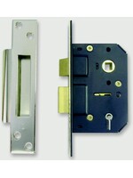 Sterling Sterling 3 Lever Mortice Sashlock 3" Nickel