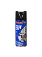 SupaDec Spray Paint  400ml  Black Gloss Metal