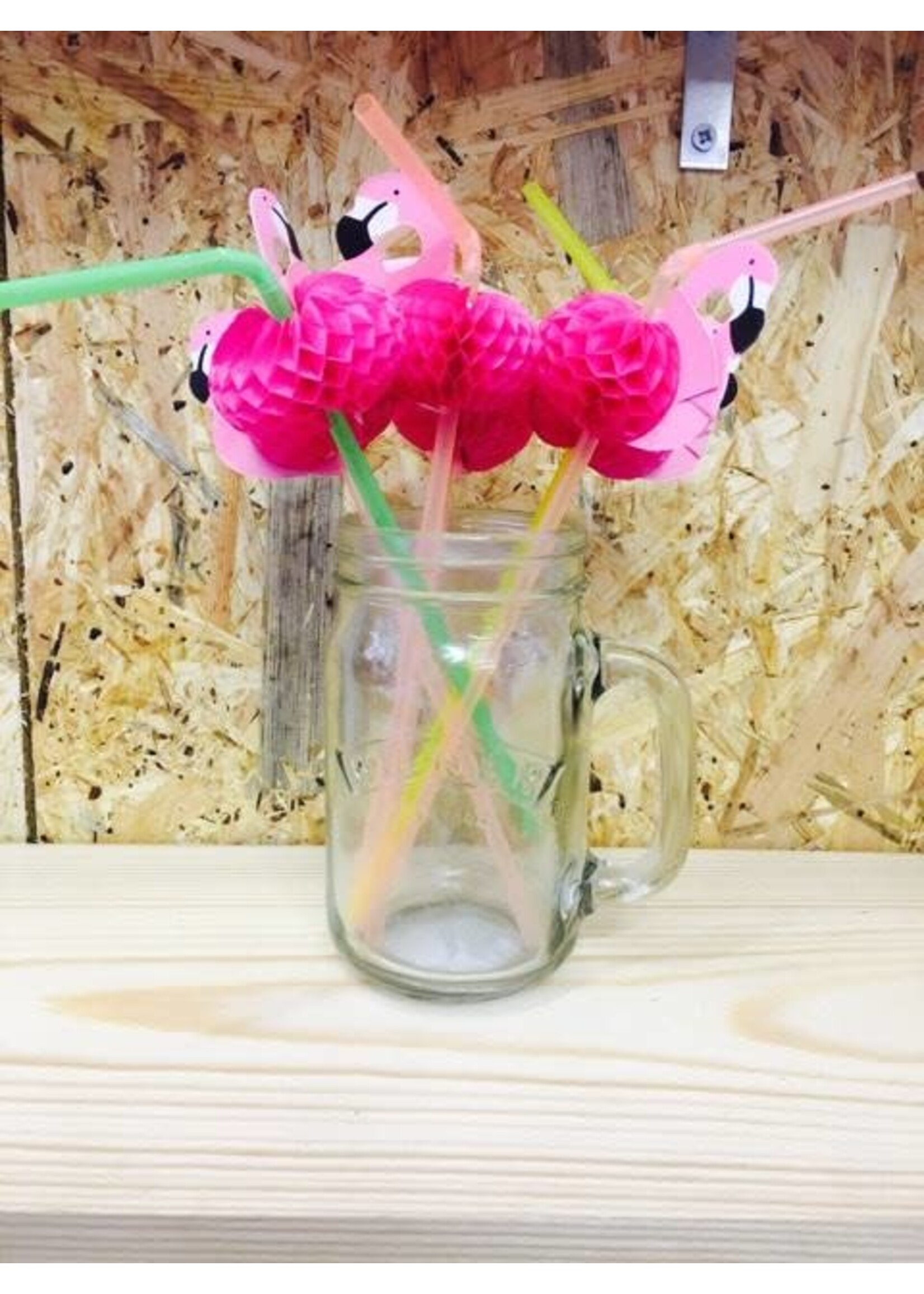 Decoris Pineapple or Flamingo Honeycomb Straws price is for one set