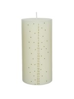 Decoris Advent Pillar Candle 7.5x15cm