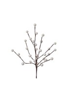 Decoris White Berries 26cm