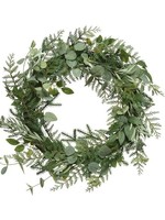 Decoris Mixed Foliage Wreath 40cm