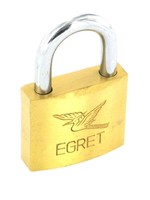 Securit Padlock Egret 60mm Brass S1137