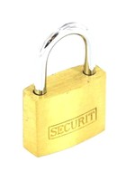 Securit Securit Brass Padlock with 3 Keys