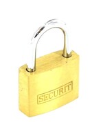 Securit Securit Brass Padlock with 3 Keys