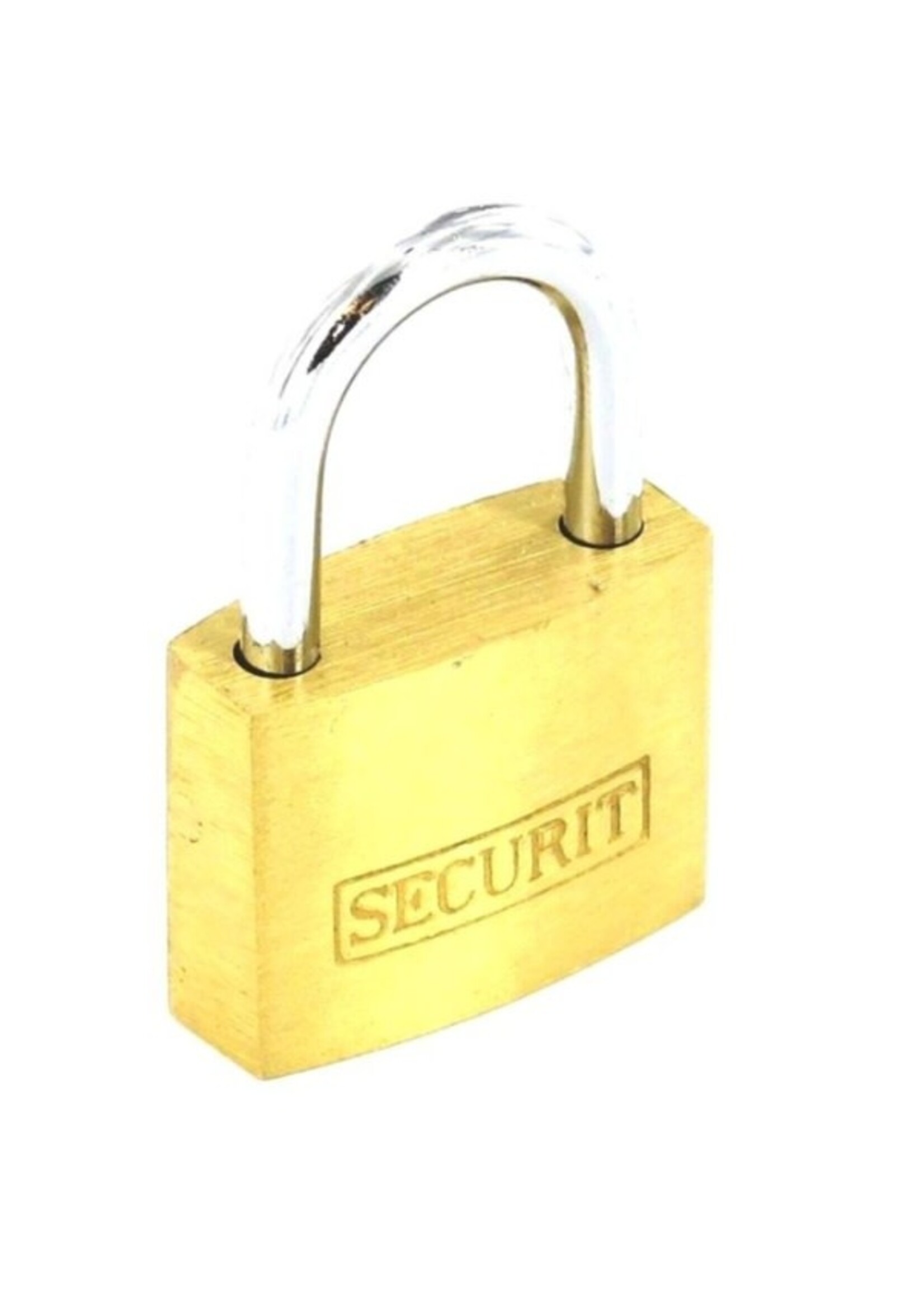 Securit Securit Brass Padlock with 3 Keys