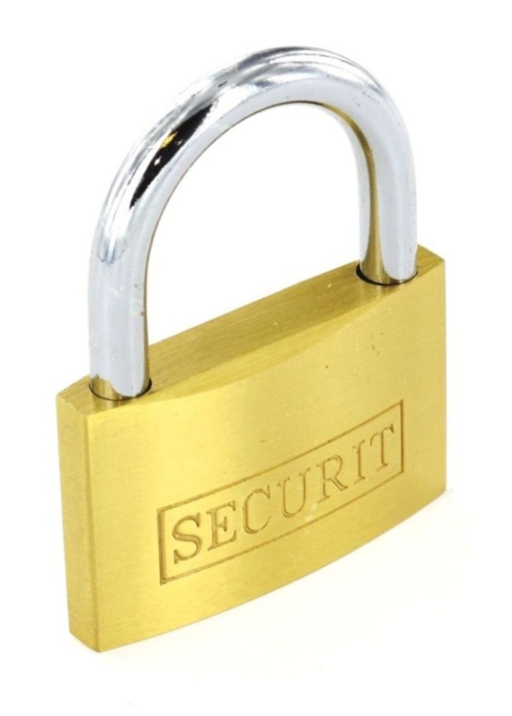 Securit Securit Brass Padlock with 3 Keys