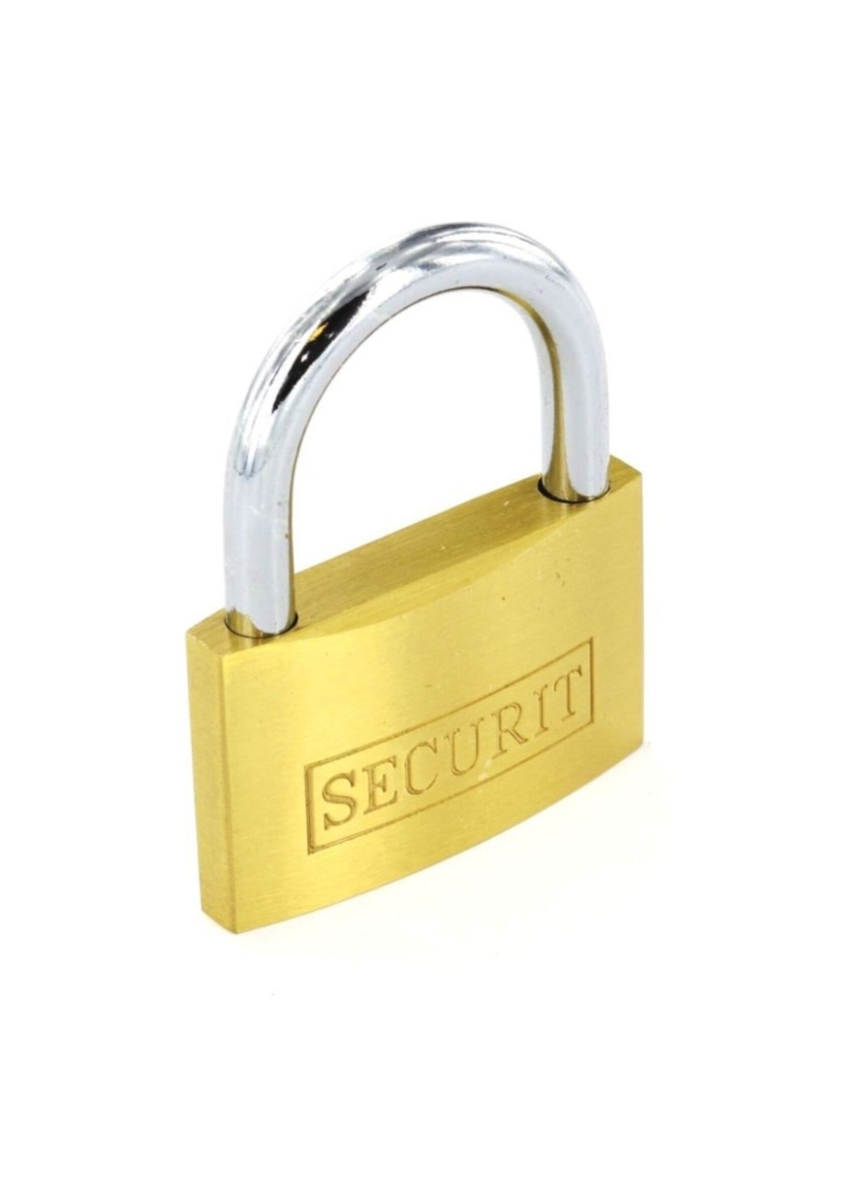 Securit Securit Brass Padlock with 3 Keys