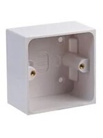 Pro-Elec Pro-Elec Surface Mount Pattress Box 1 Gang 45mm