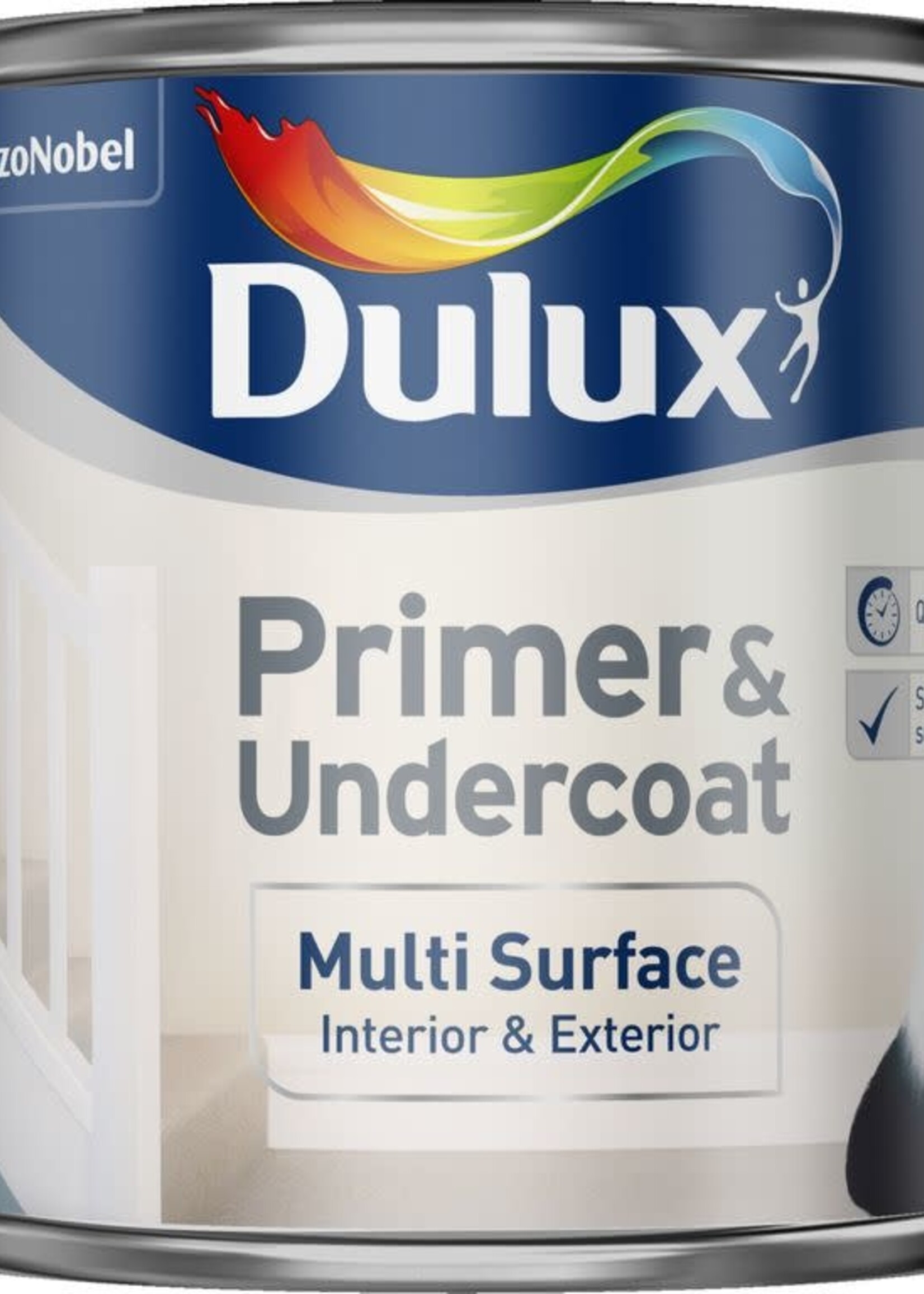 Dulux Multi Surface Primer 250ml pure brilliant white