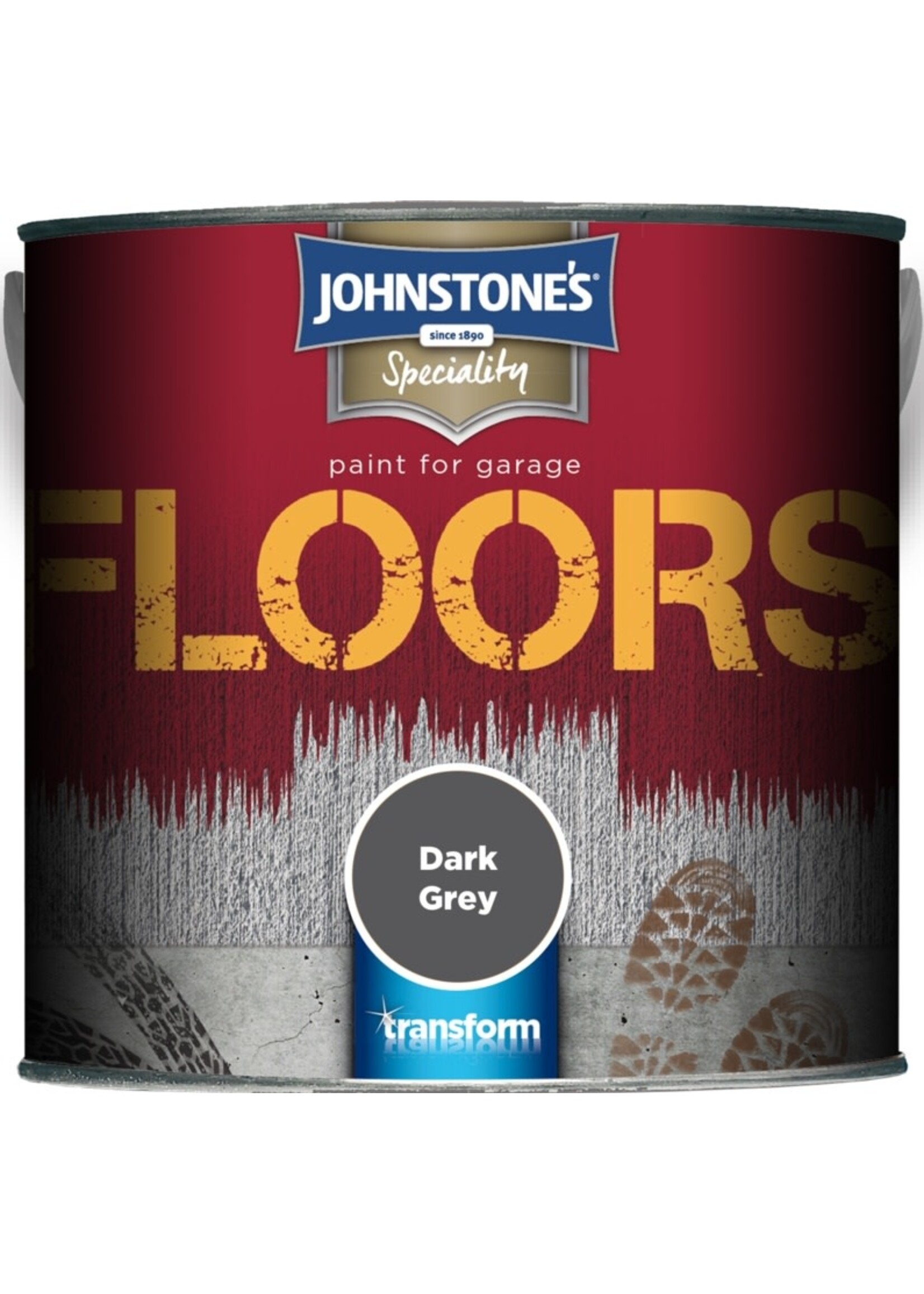 Johnstone's Garage Floor paint semi gloss 2.5L Dark grey