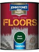 Johnstone's Garage Floor Paint semi gloss 750ml Dark green