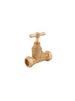 Securplumb Compression Stop Cock 15mm Brass