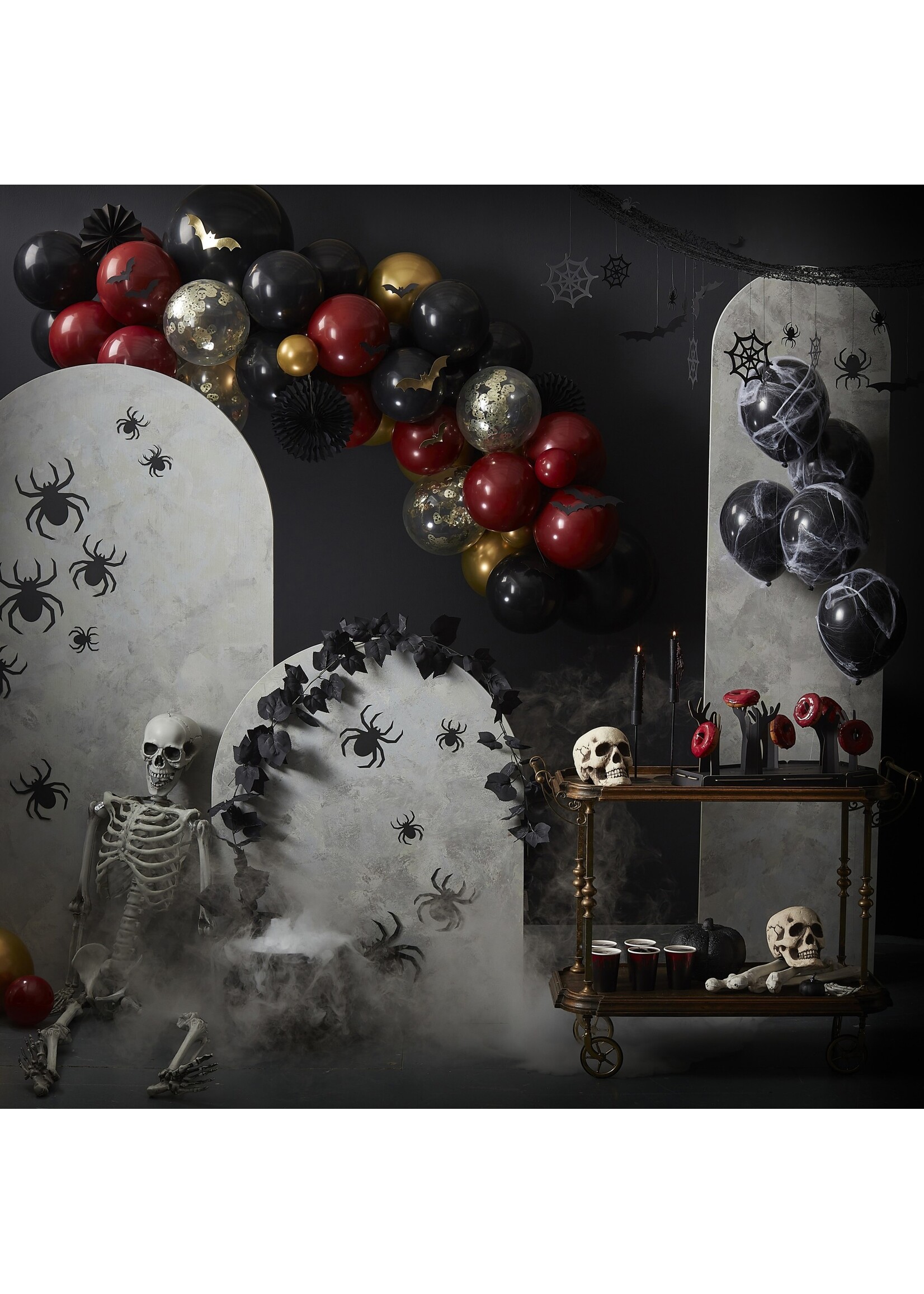 Ginger Ray Black Ivy Foliage Garland 1.8m