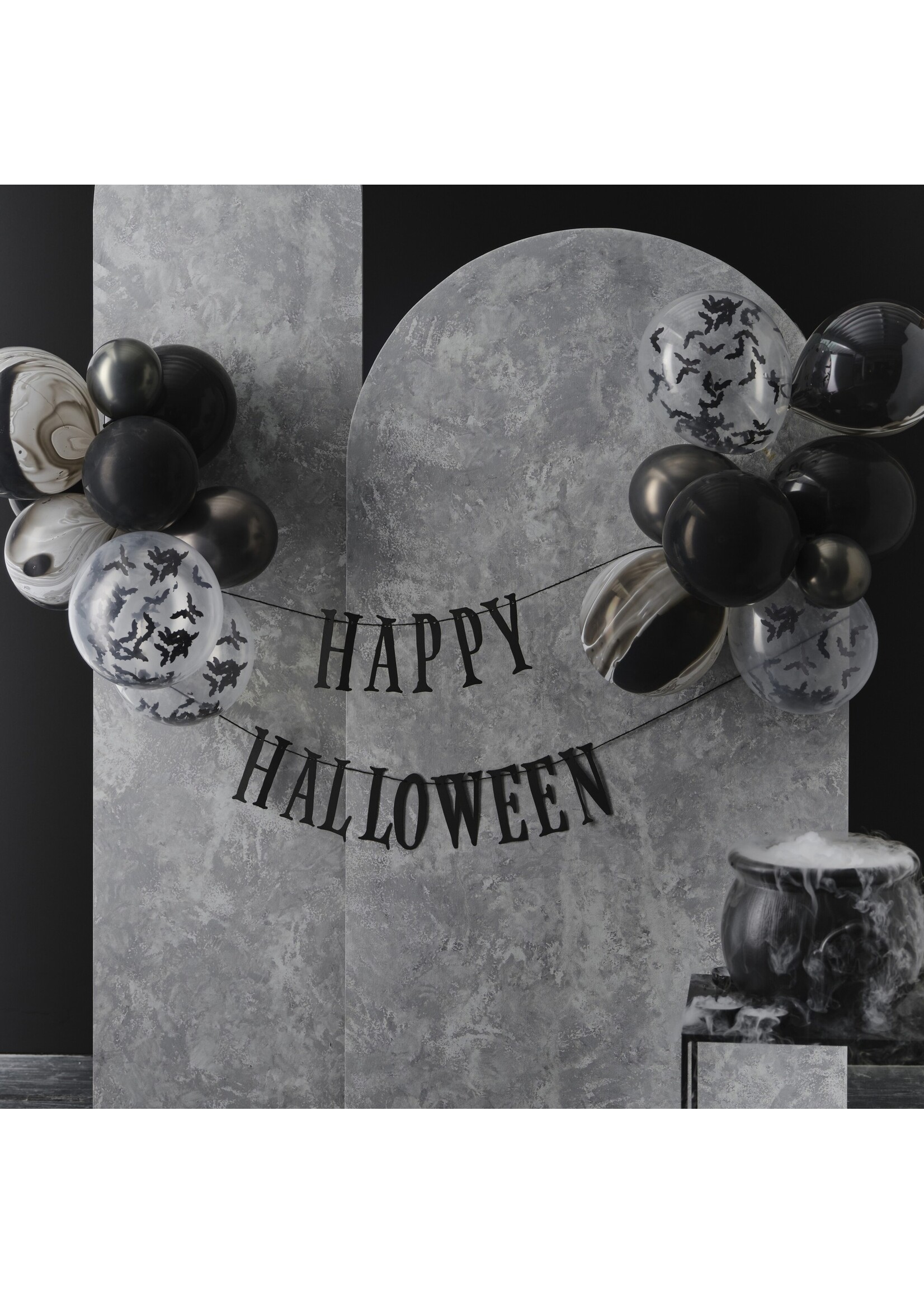 Ginger Ray Happy Halloween Bunting with Balloons