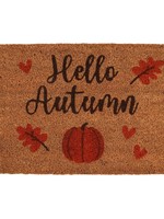 Something Different Hello Autumn Pumpkin Natural Doormat