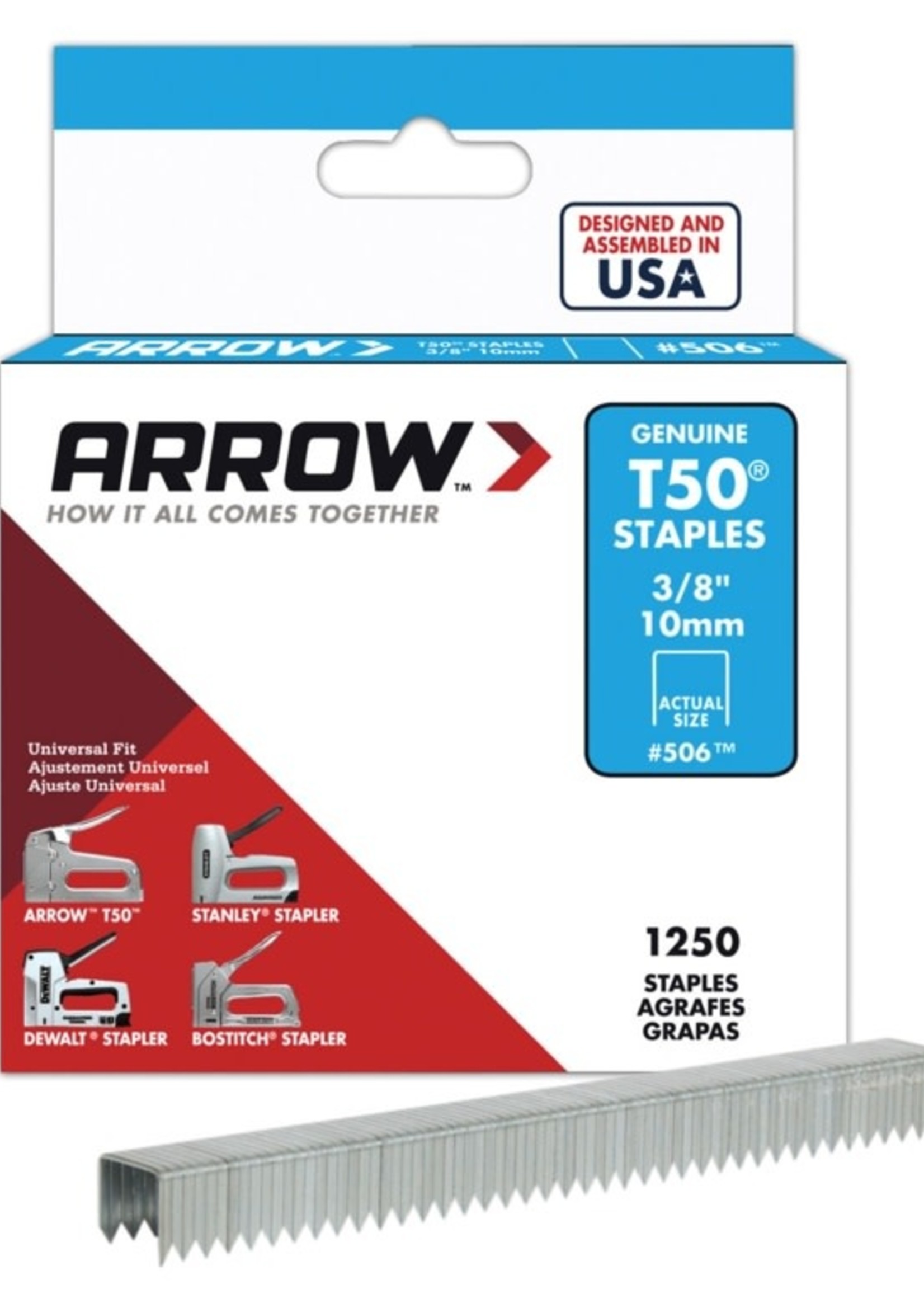 Arrow Arrow T50 Staples (1250)