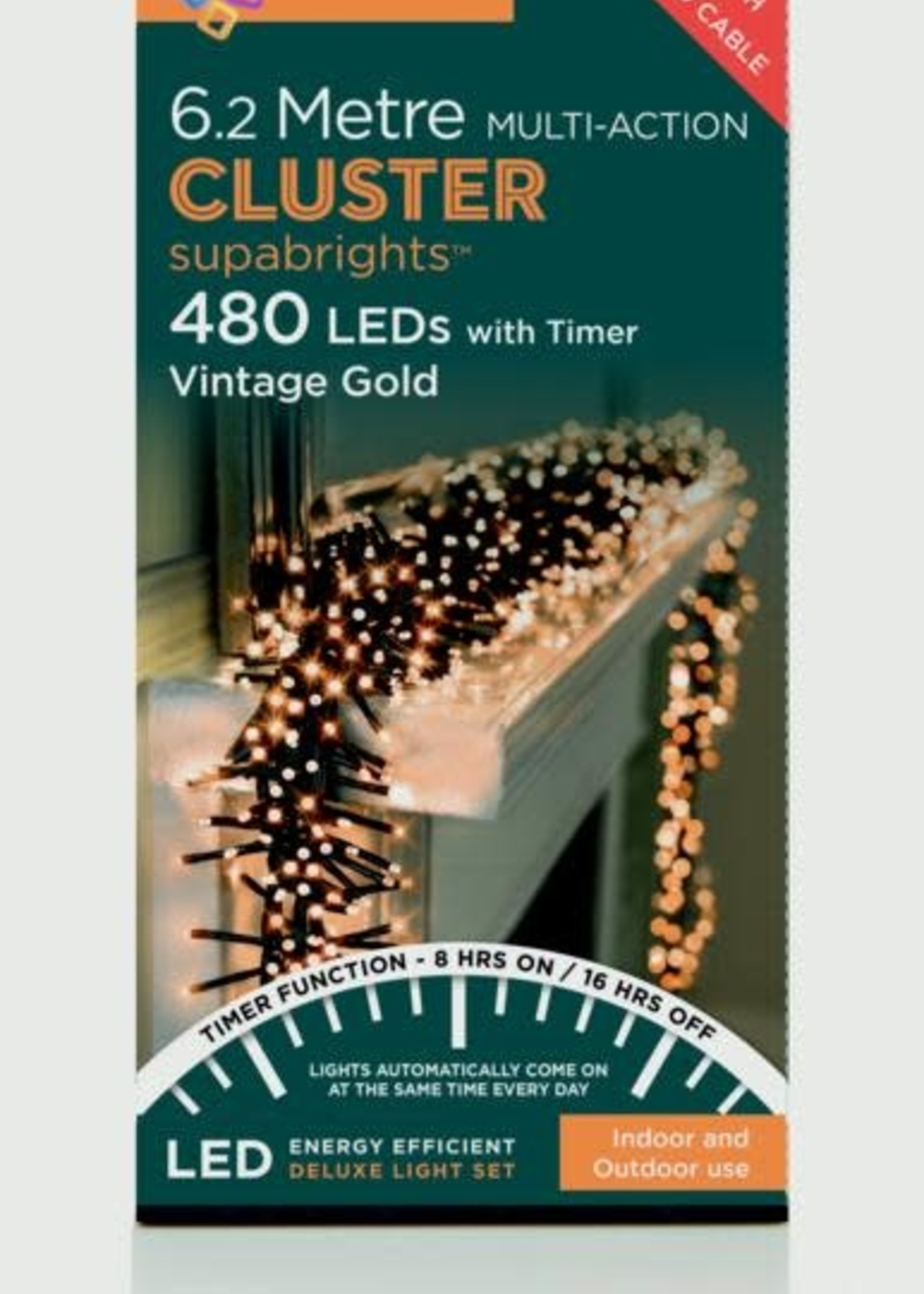 Premier Cluster Lights Indoor/Outdoor with Timer function