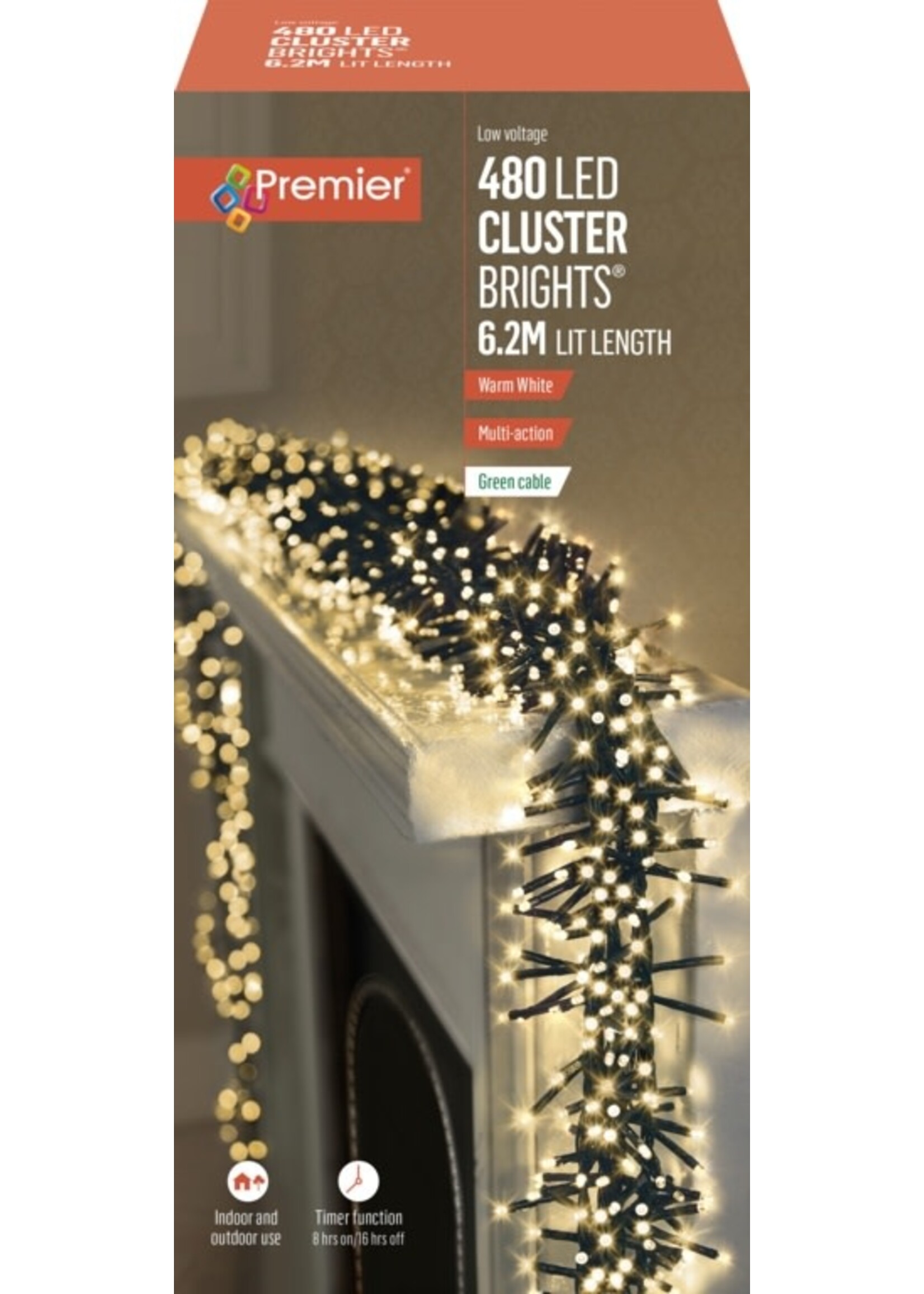Premier Cluster Lights Indoor/Outdoor with Timer function