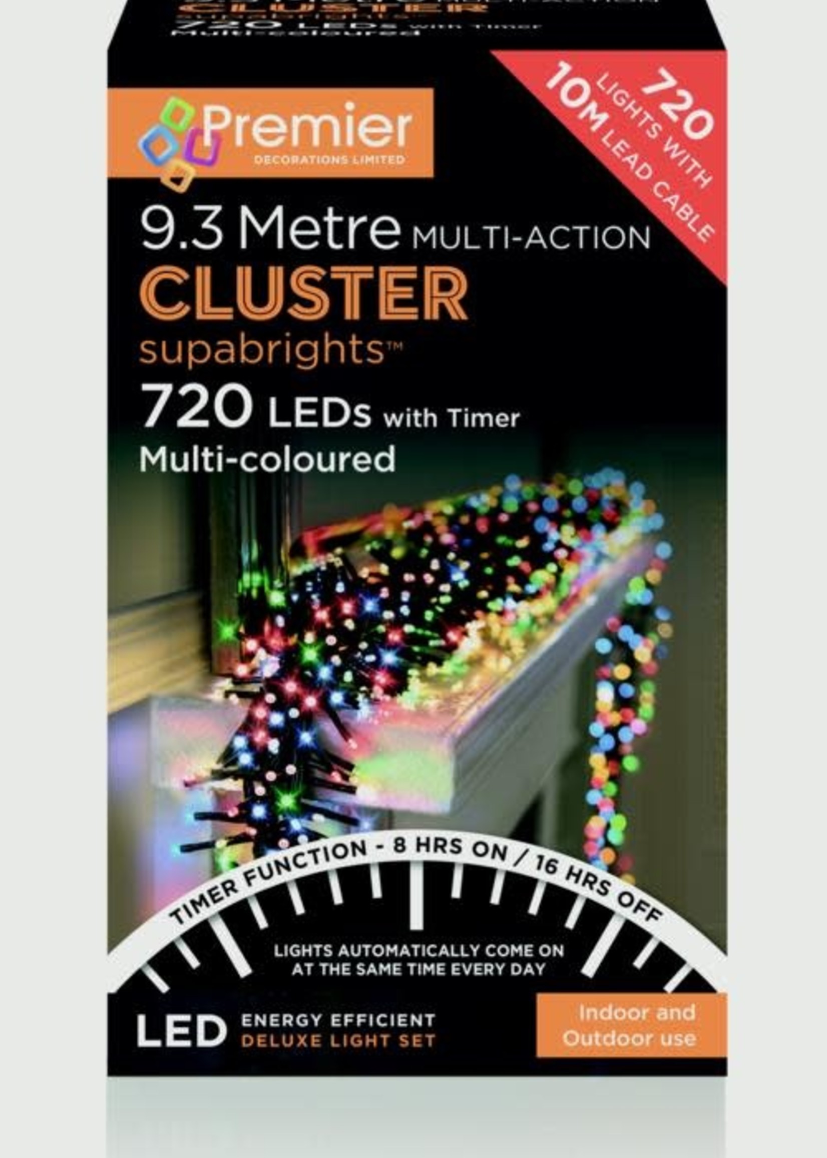 Premier Cluster Lights Indoor/Outdoor with Timer function