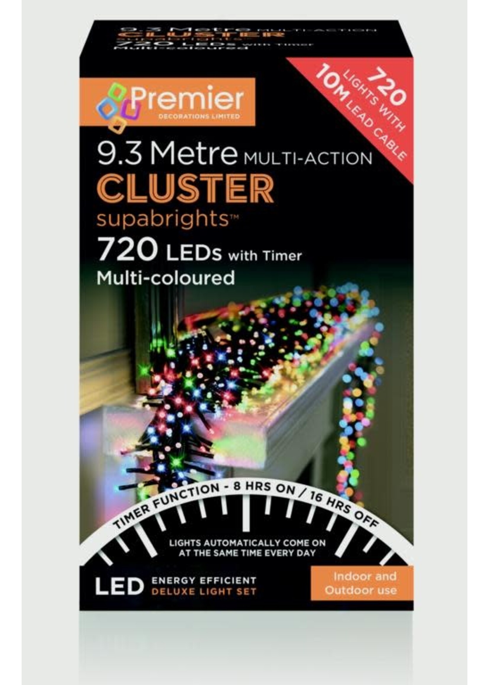 Premier Cluster Lights Indoor/Outdoor with Timer function