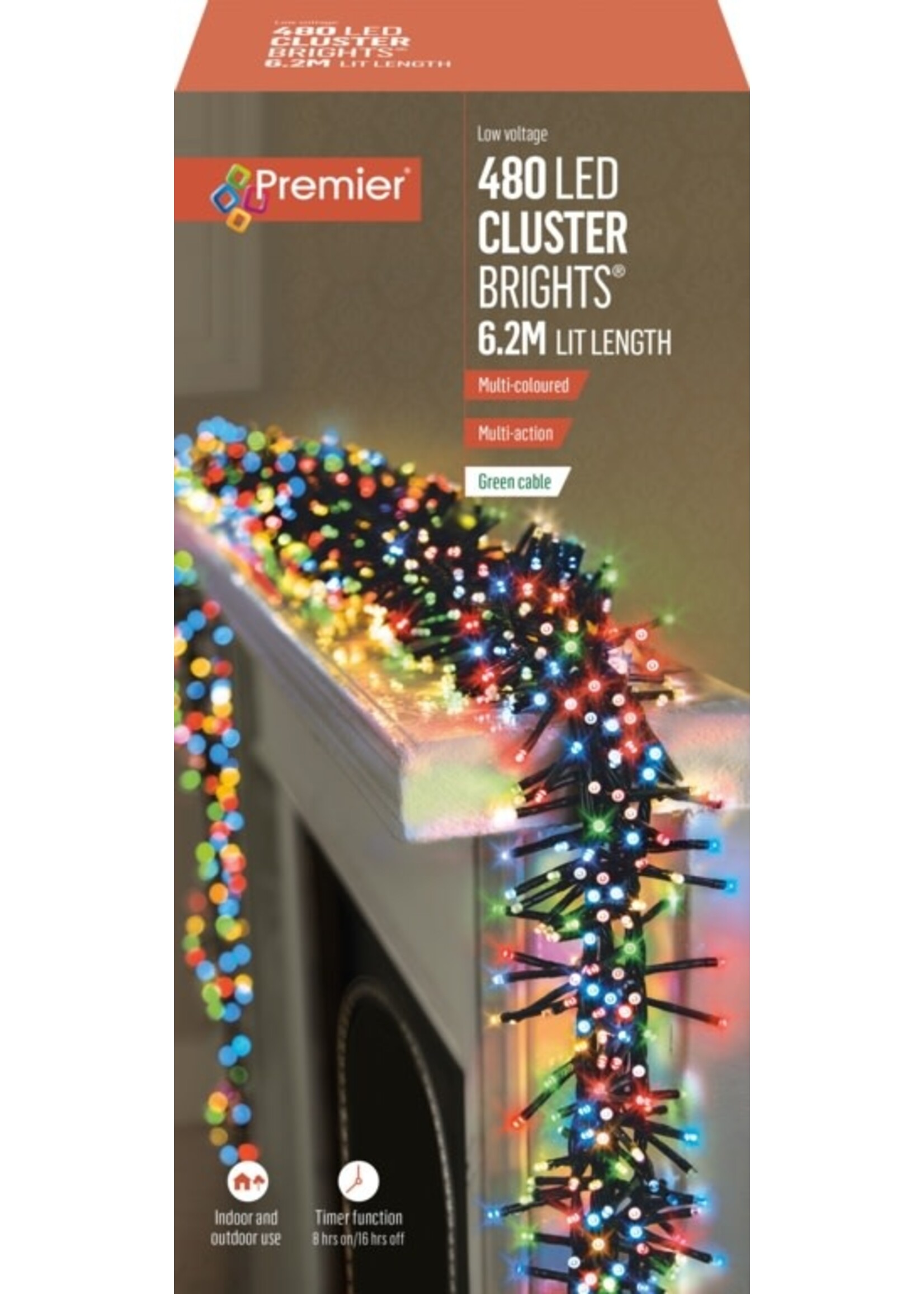 Premier Cluster Lights Indoor/Outdoor with Timer function