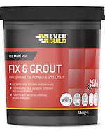 Everbuild Products Everbuild Fix and Grout Tile Adhesive 1.5kg