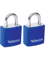 Sterling Sterling Aluminium Padlocks 20mm 2 Pack Keyed Alike