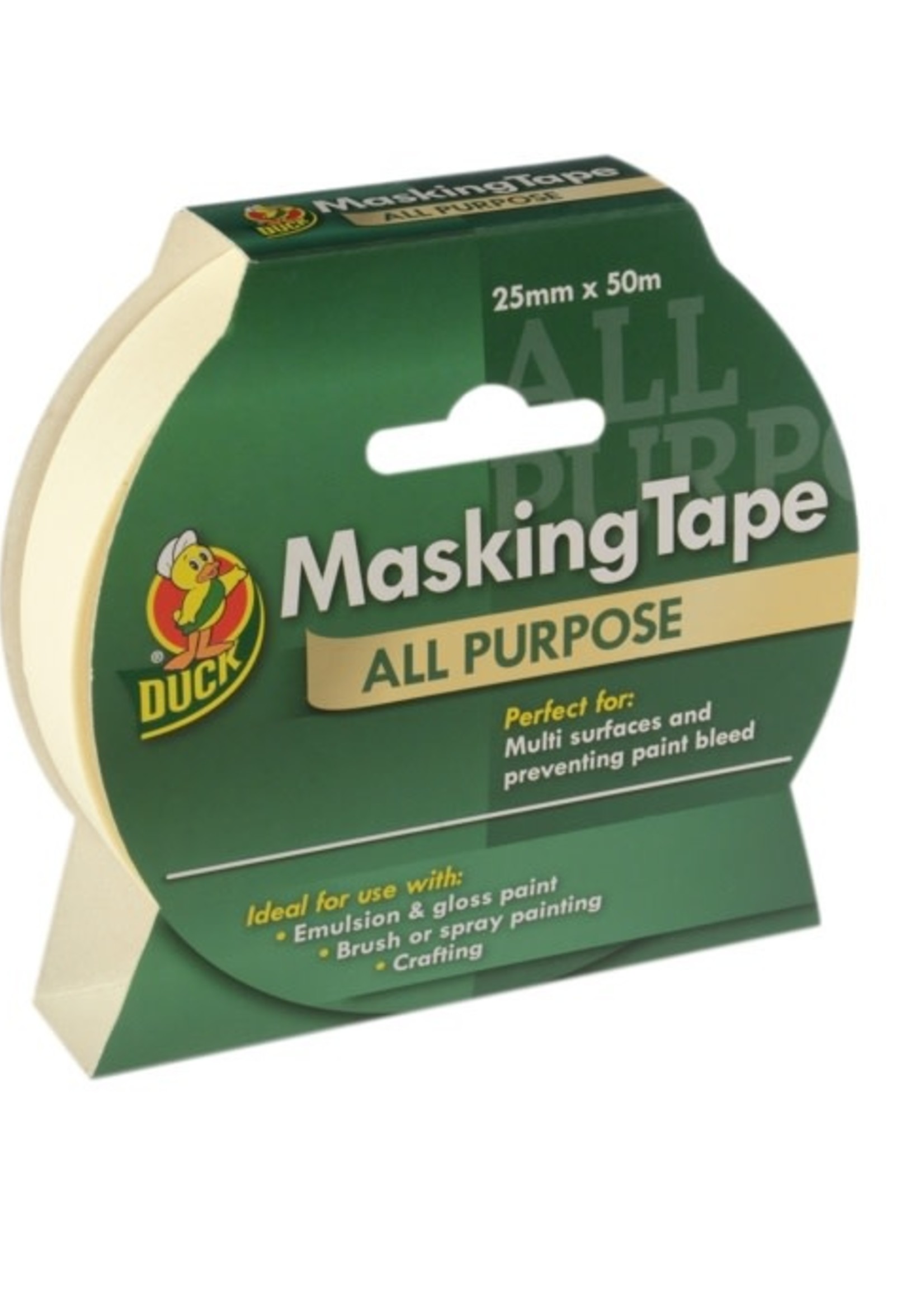 Duck Tape (henkel) Duck All Purpose Masking Tape 25mm x 50m