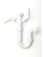 Make Make Washing Machine Trap (2 Spigots) 40mm