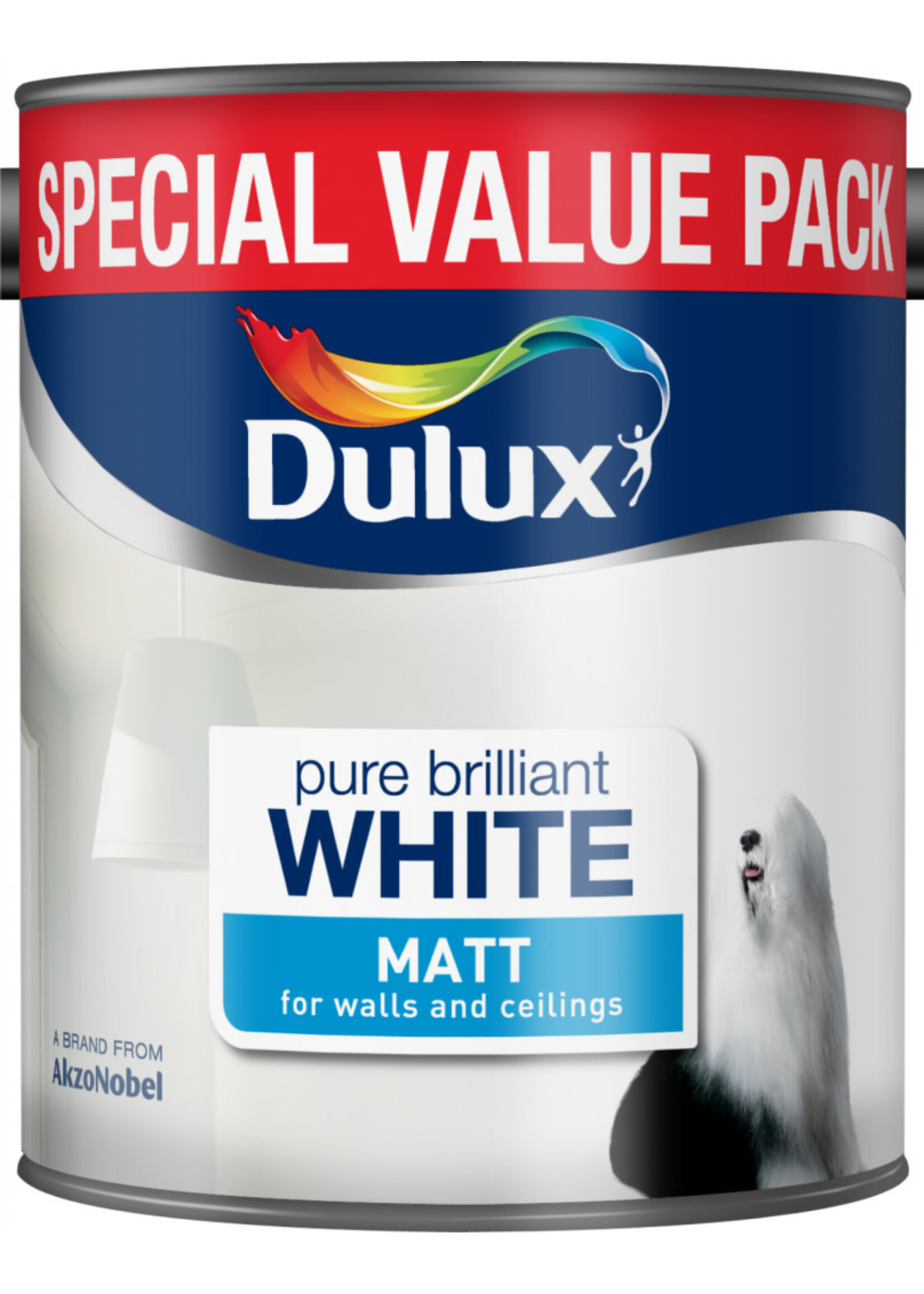 Dulux (Akzo Nobel) Dulux pure brilliant white emulsion matt
