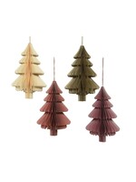 Decoris Honeycomb Paper Christmas Tree 15cm (4 Colours, price is for one)