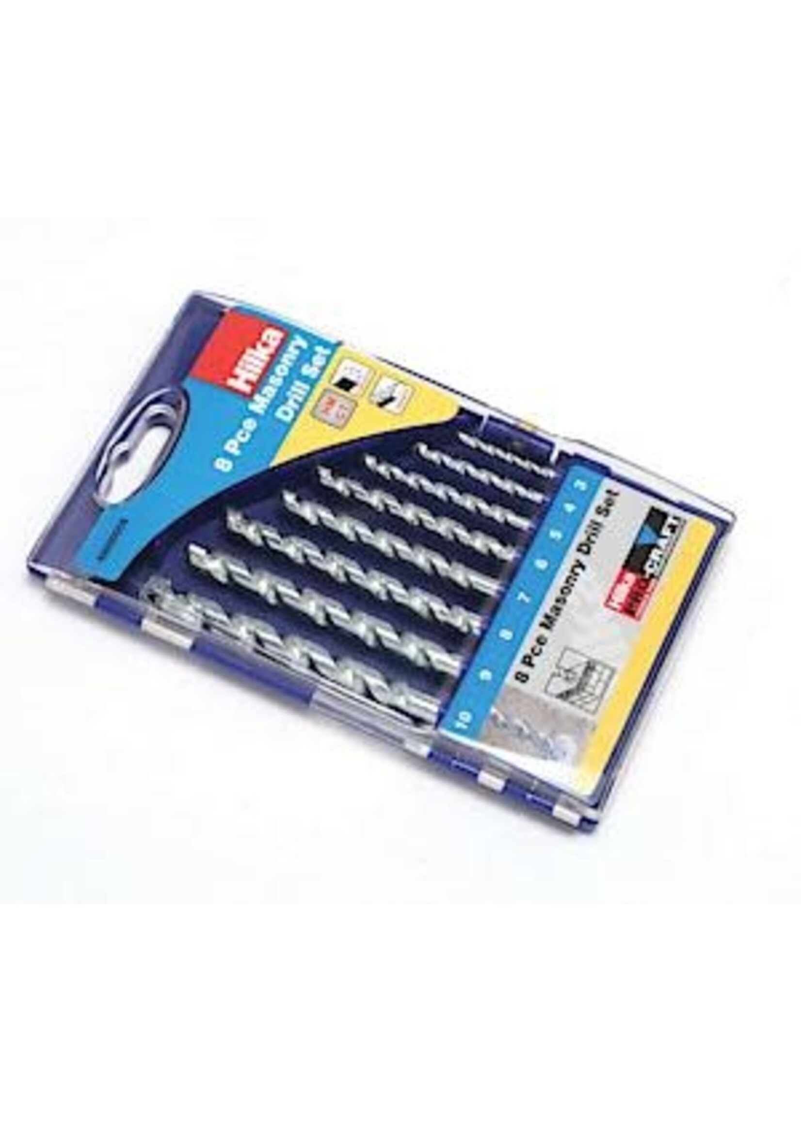 Hilka Hilka Masonry Drill Bit Set 8 Piece