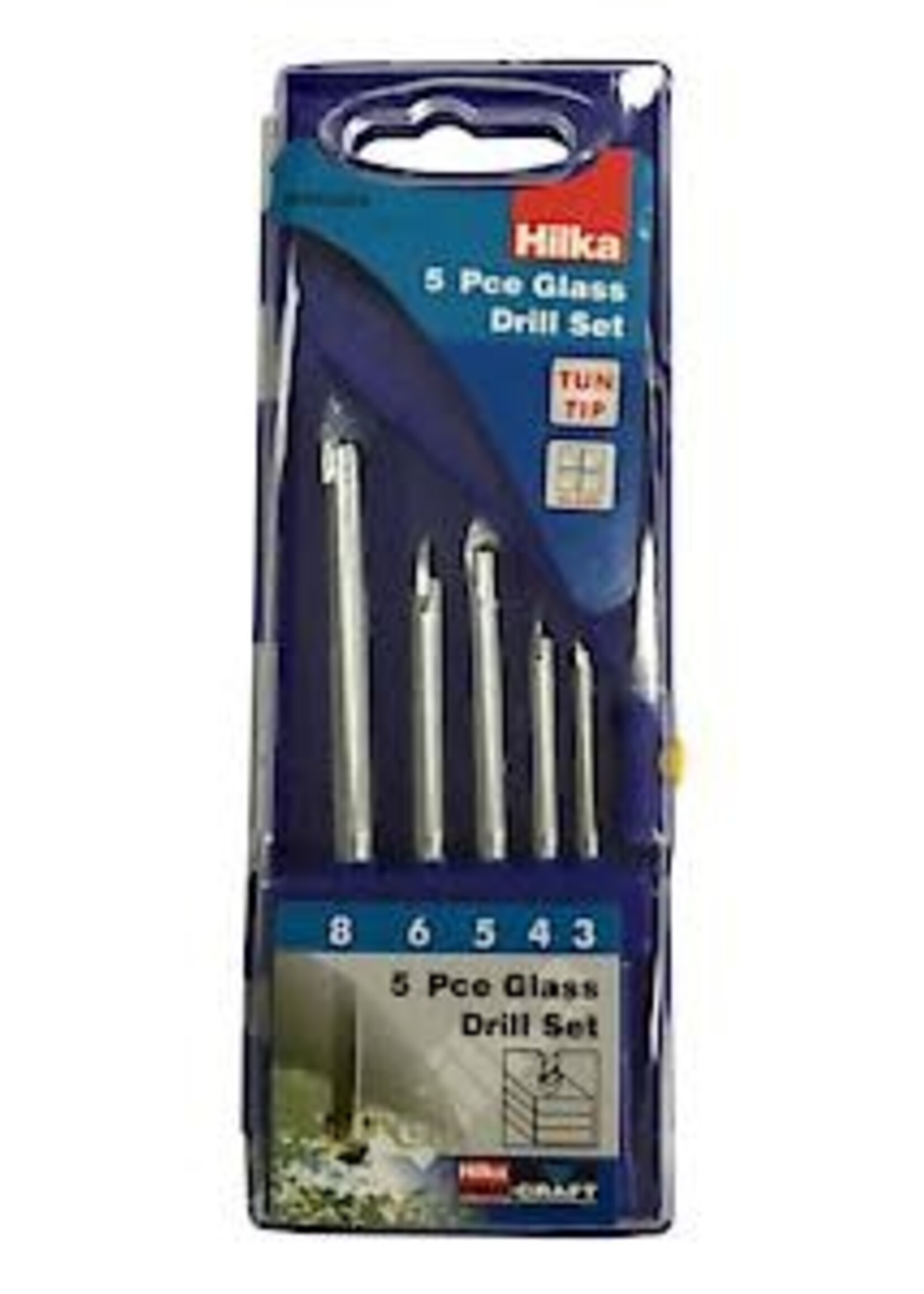 Hilka Hilka Glass Drill Bit Set 5 Piece