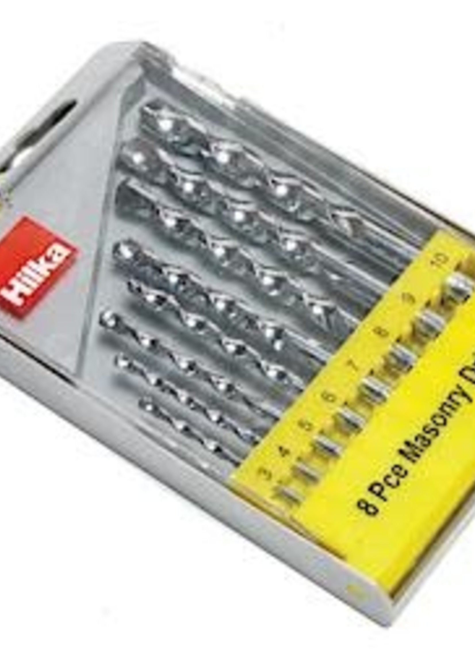 Hilka Hilka Masonry Drill Bit Set 8 Piece