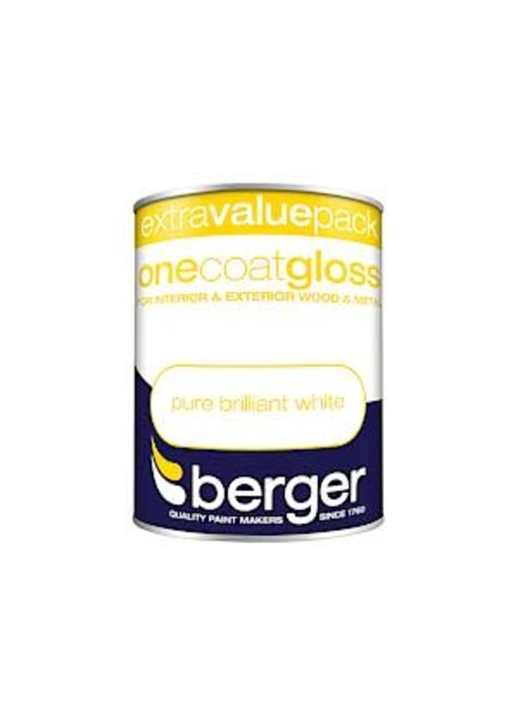 Crown Berger Gloss PBW  (Pure Brilliant White)