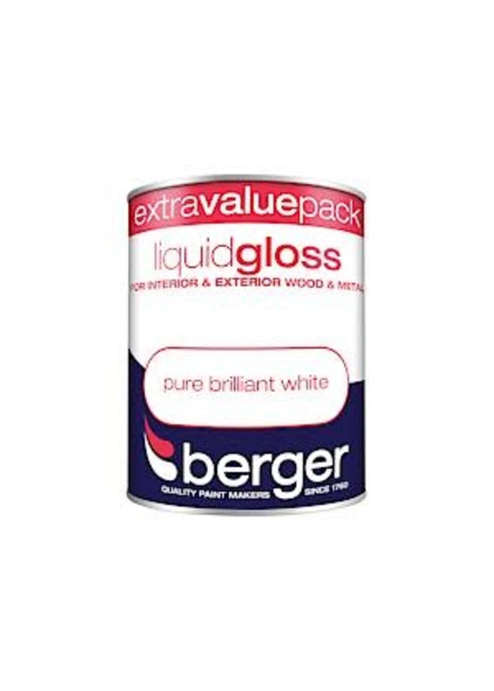 Crown Berger Gloss PBW  (Pure Brilliant White)