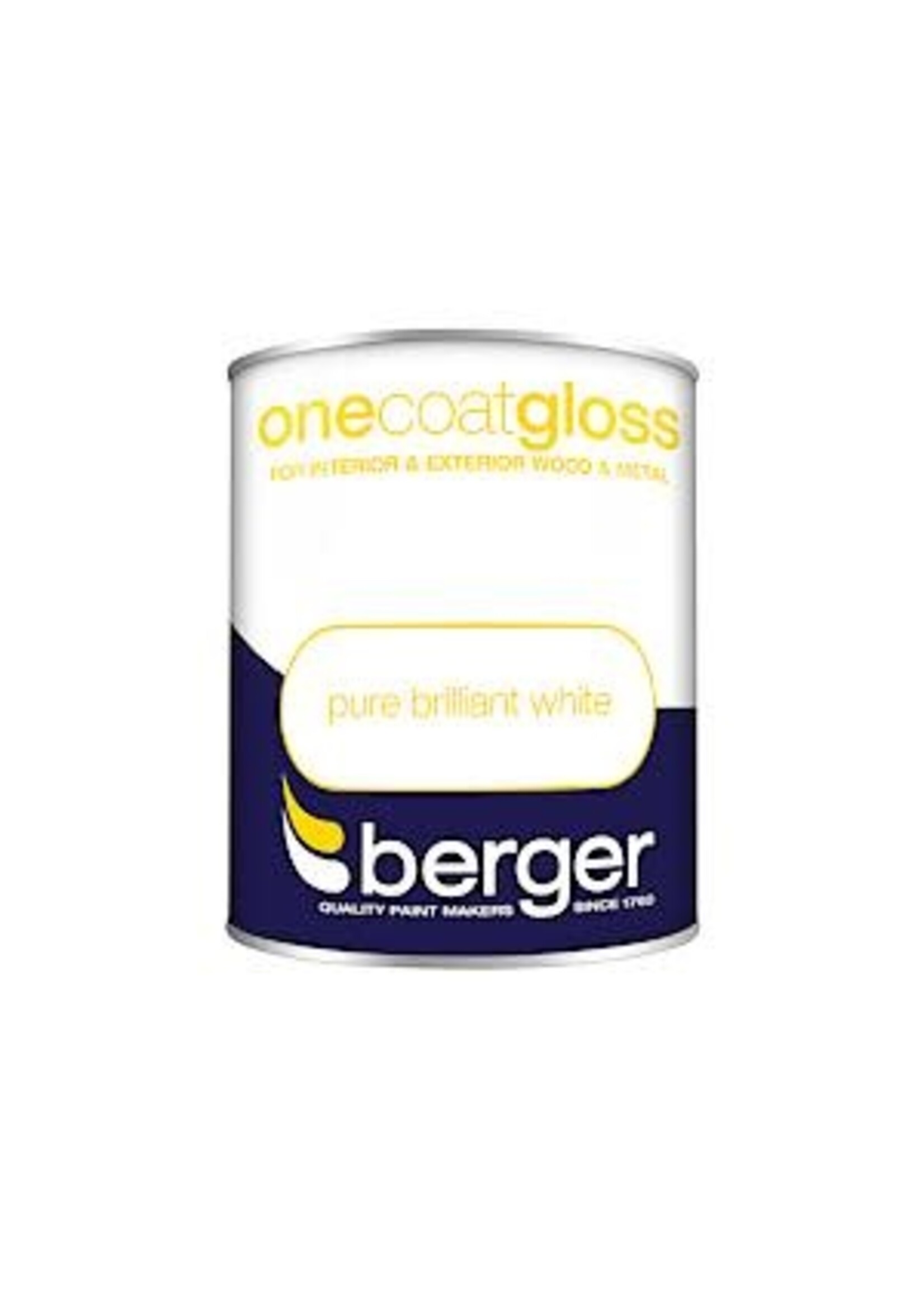 Crown Berger Gloss PBW  (Pure Brilliant White)