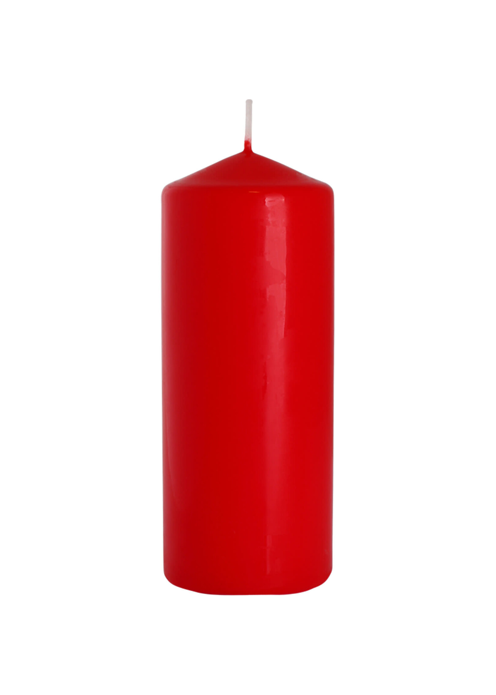 Red Pillar Candle 80x200mm