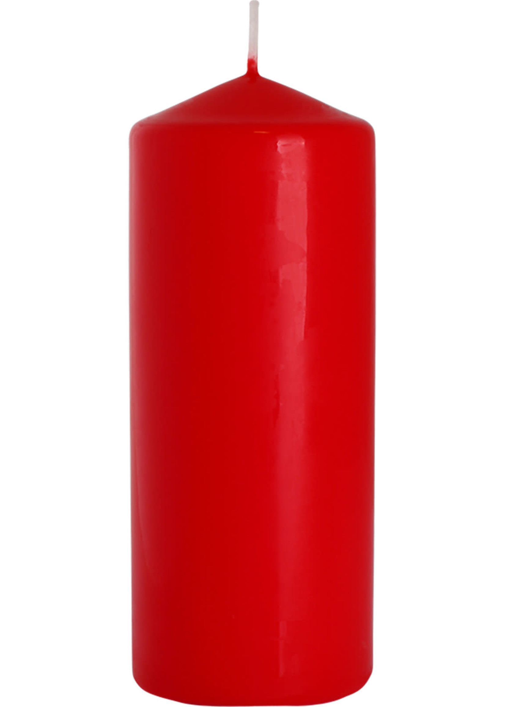 Red Pillar Candle 80x250mm Clock’s Home and Garden
