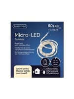Lumineo Micro-LED Twinkle Rope light 5m/16.4ft