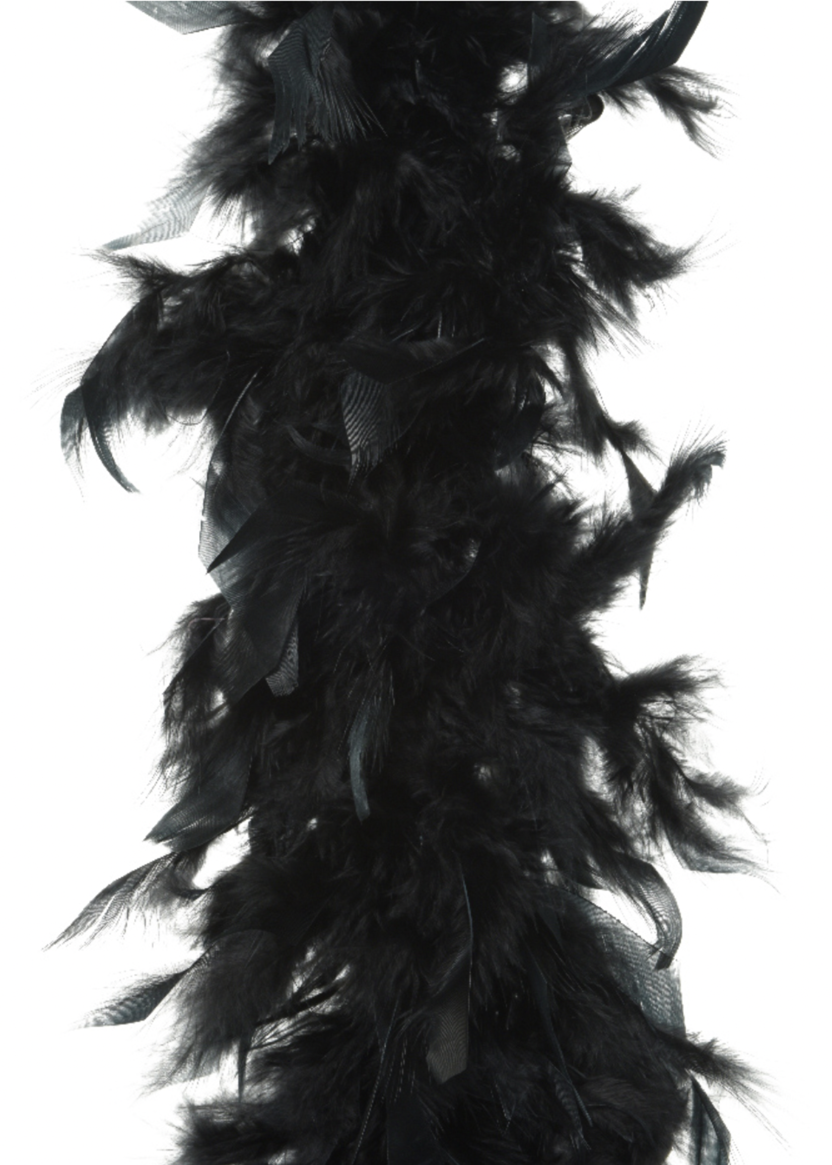 Decoris Black Feather Boa 180cm