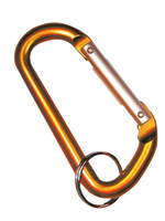 Coloured Carabiner Key Ring - Medium