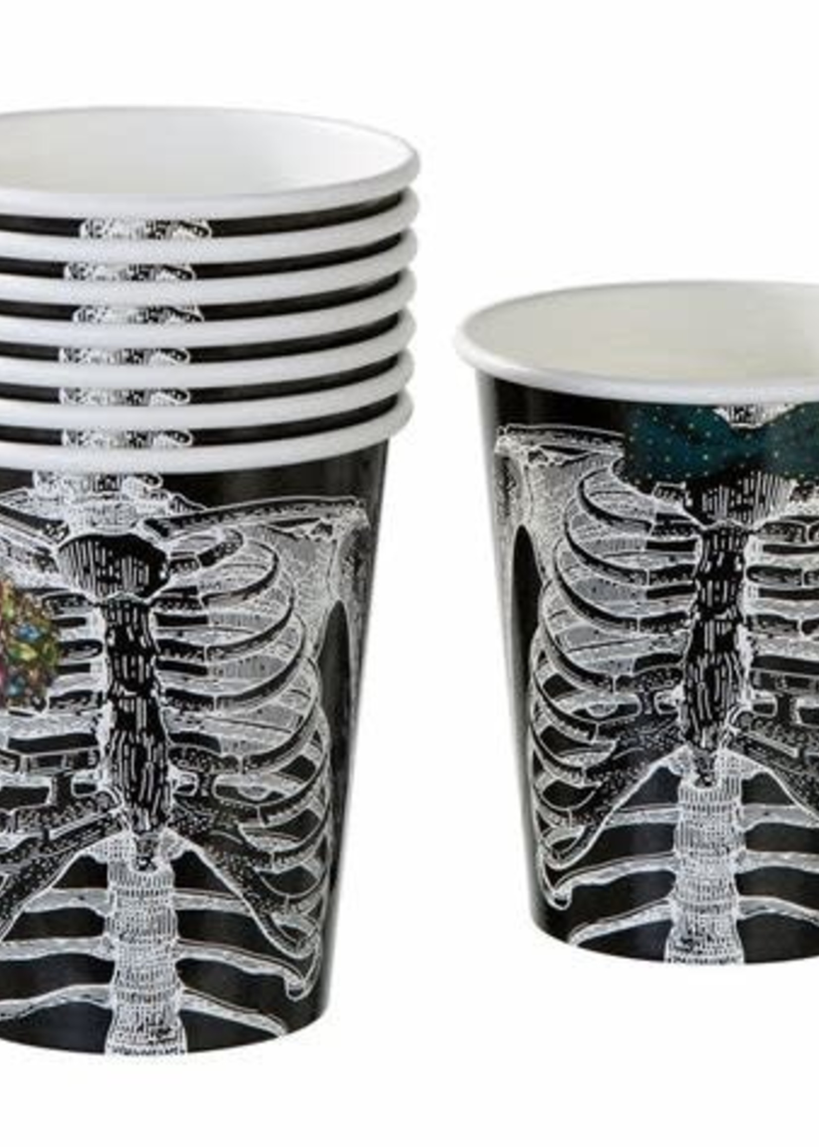 Talking Tables Skeleton Crew Paper Party Cups, 8-Pack