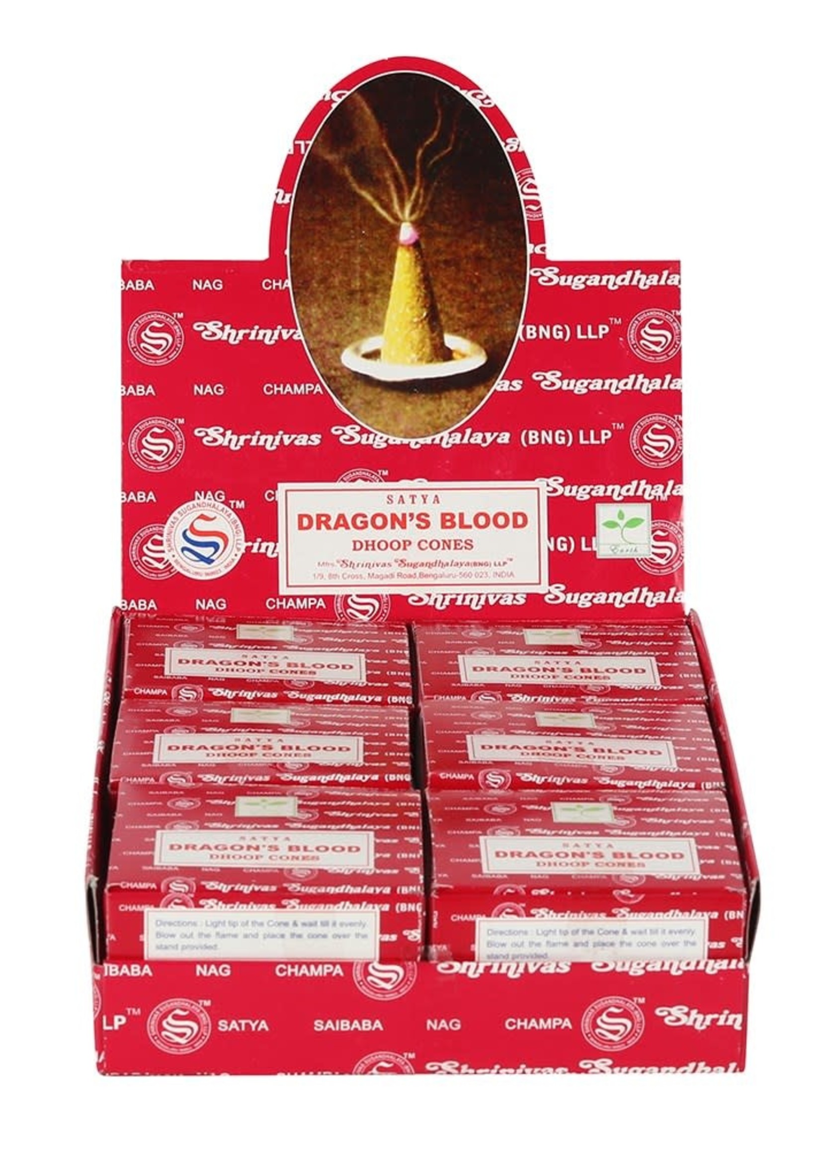 Satya Dragon's Blood incense cones