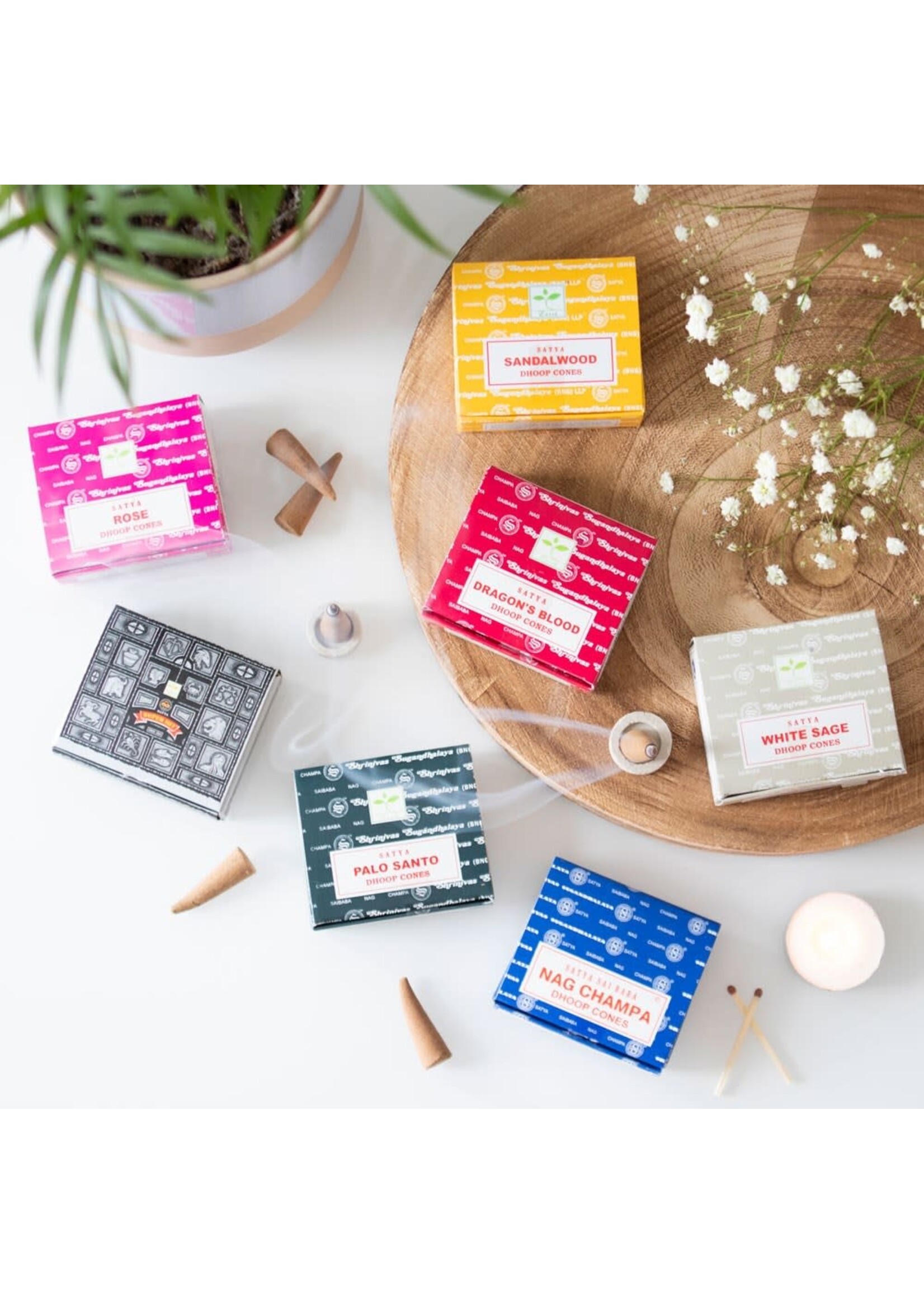 Satya White Sage incense cones