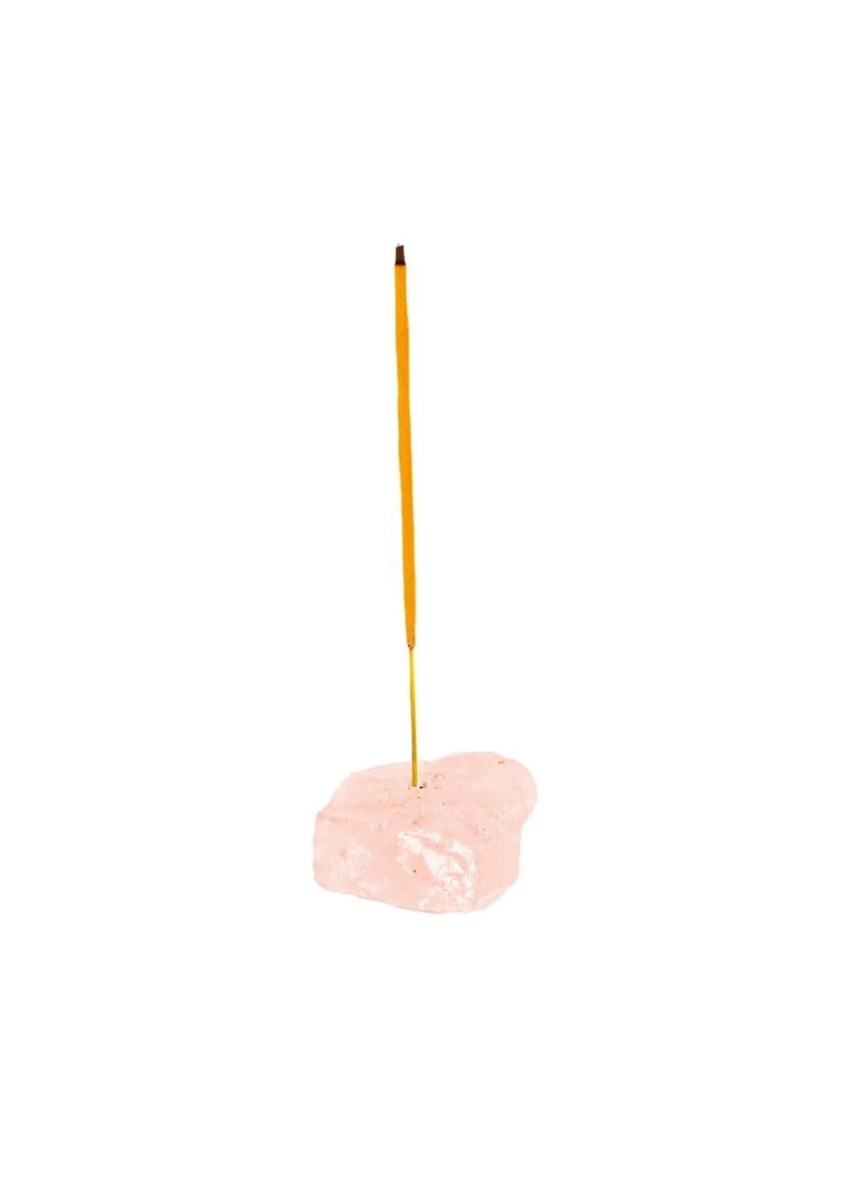 Something Different Rose Quartz Crystal Incense Holder