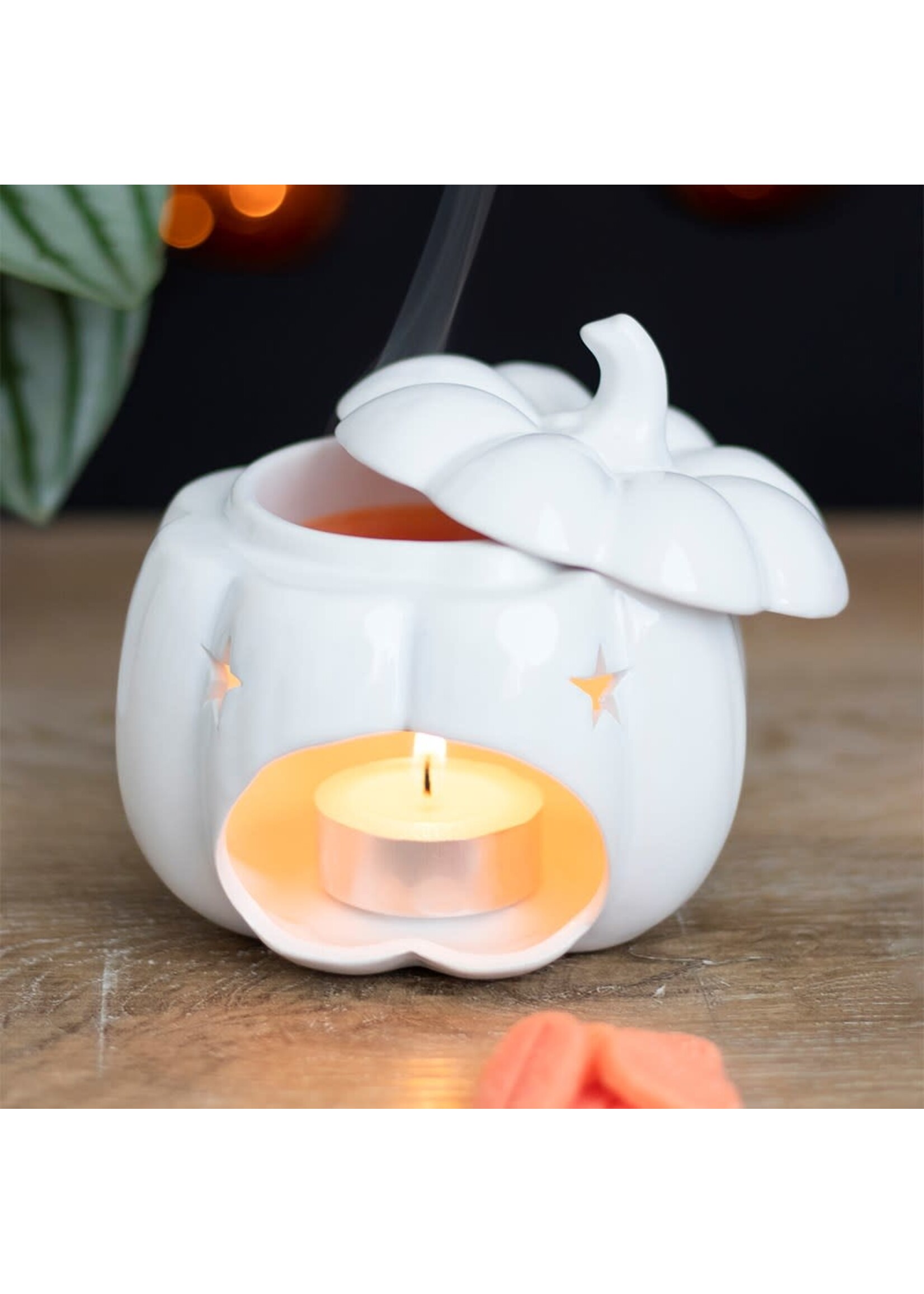 Something Different white pumpkin oil burner and wax warmer