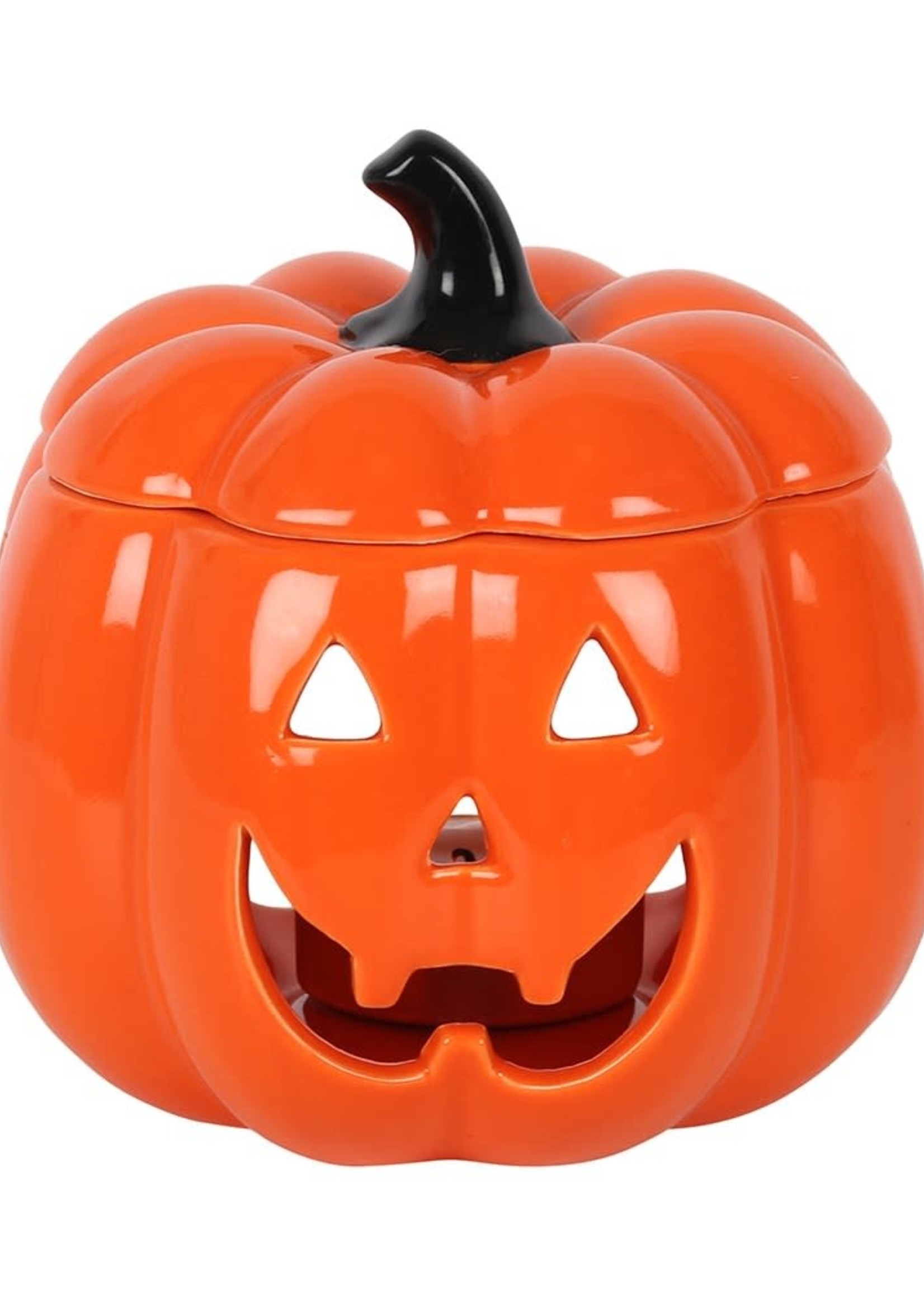 Something Different Orange Pumpkin Lantern Oil Burner and Wax Warmer