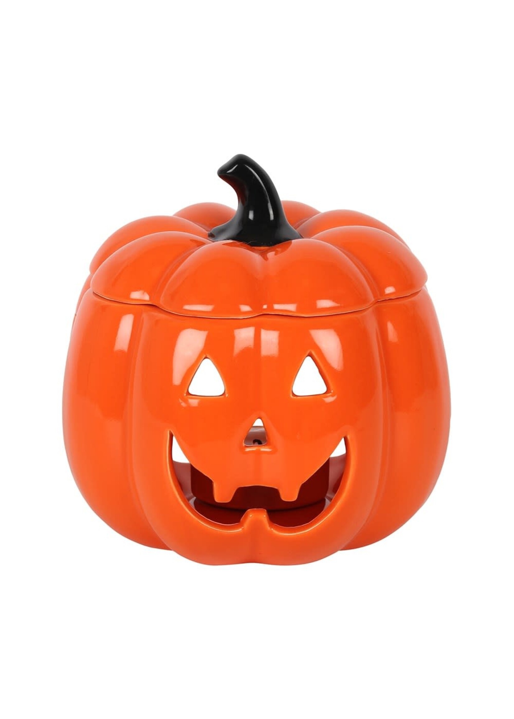 Something Different Orange Pumpkin Lantern Oil Burner and Wax Warmer